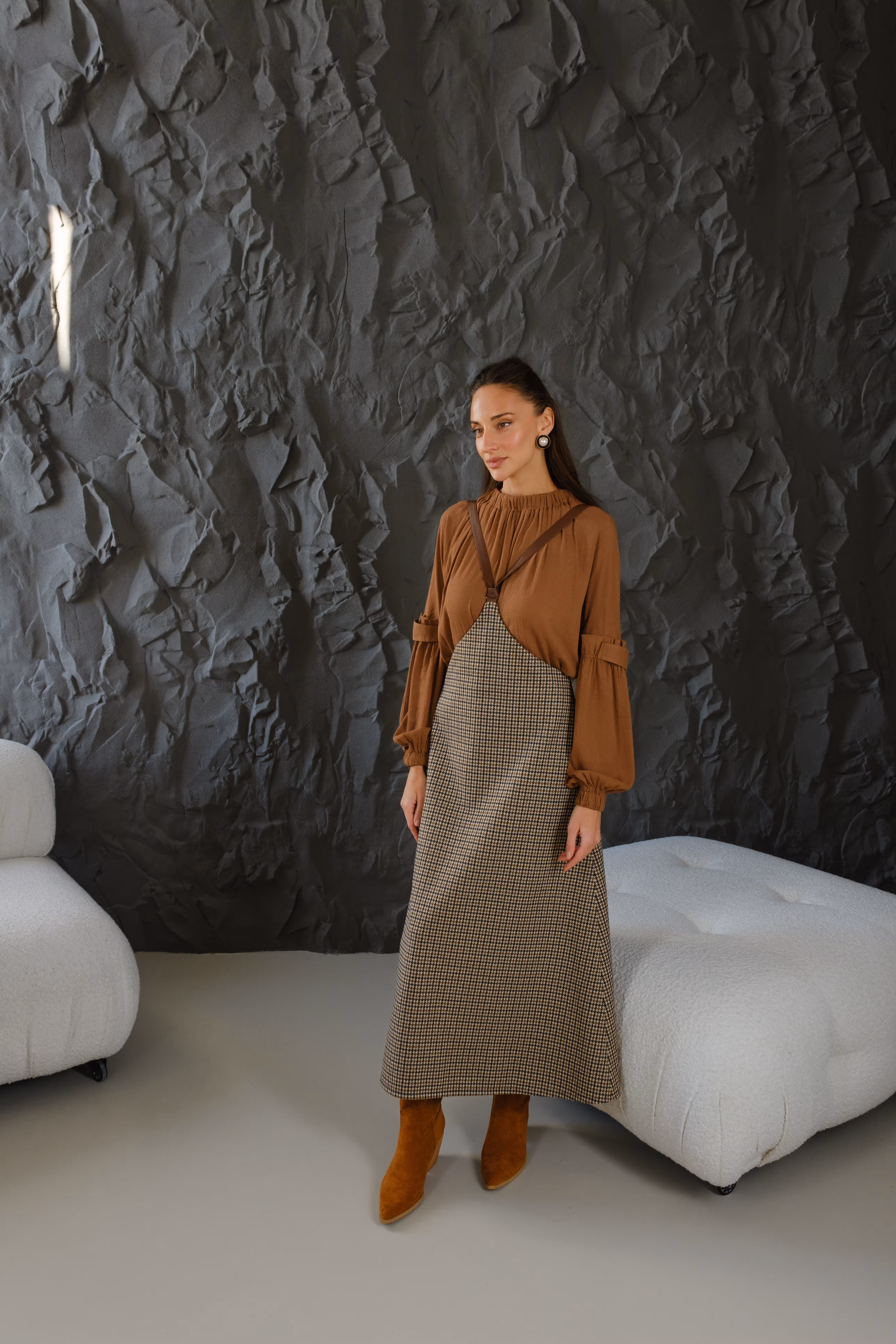 Wool Sundress with Straps 1