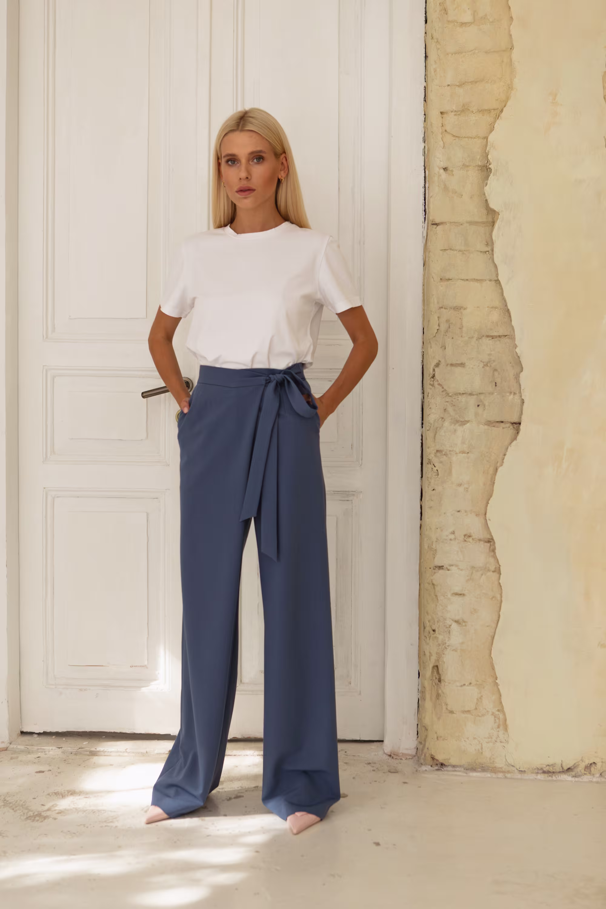 Wrap Palazzo Pants 1