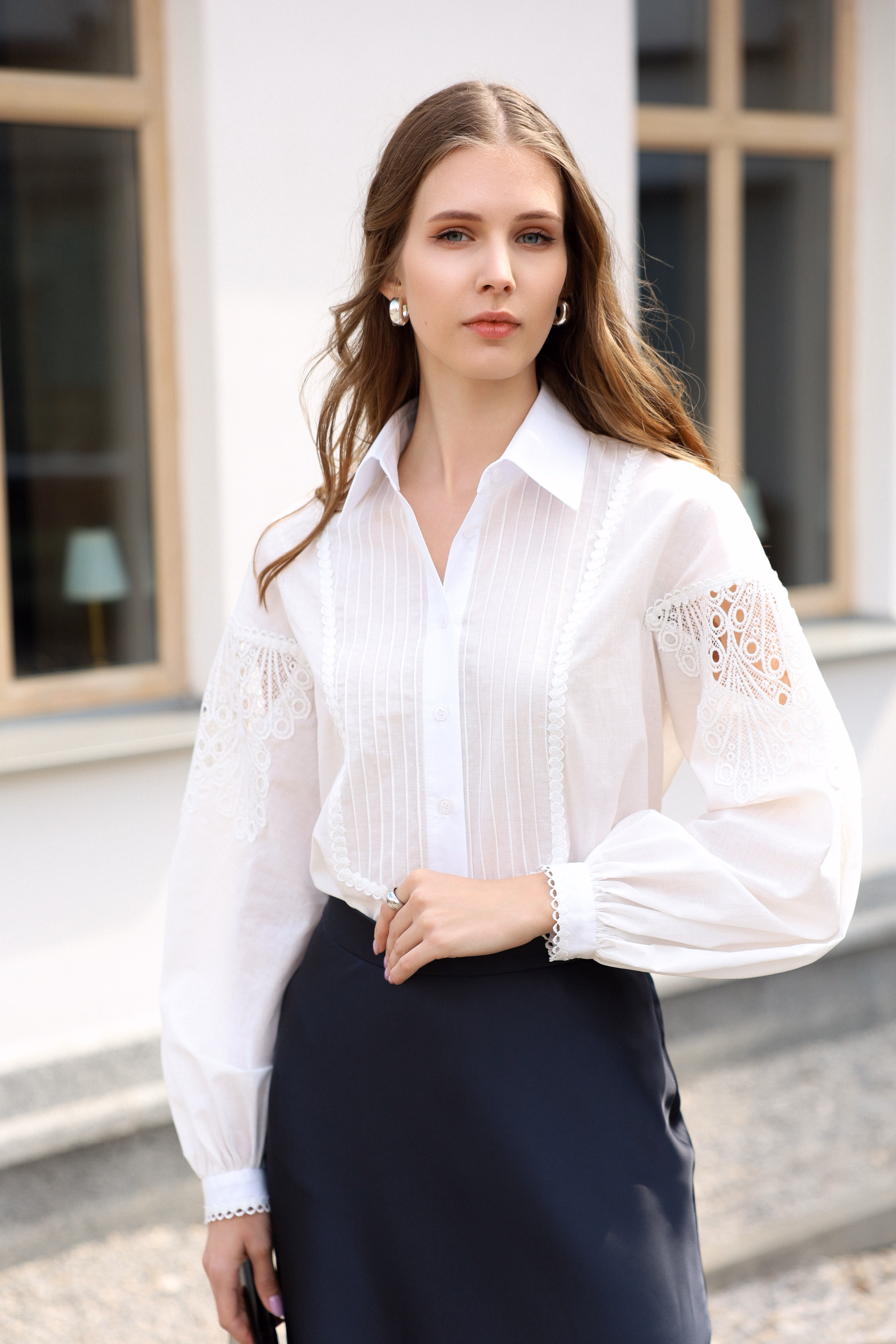 Batiste Pleated Shirt 1