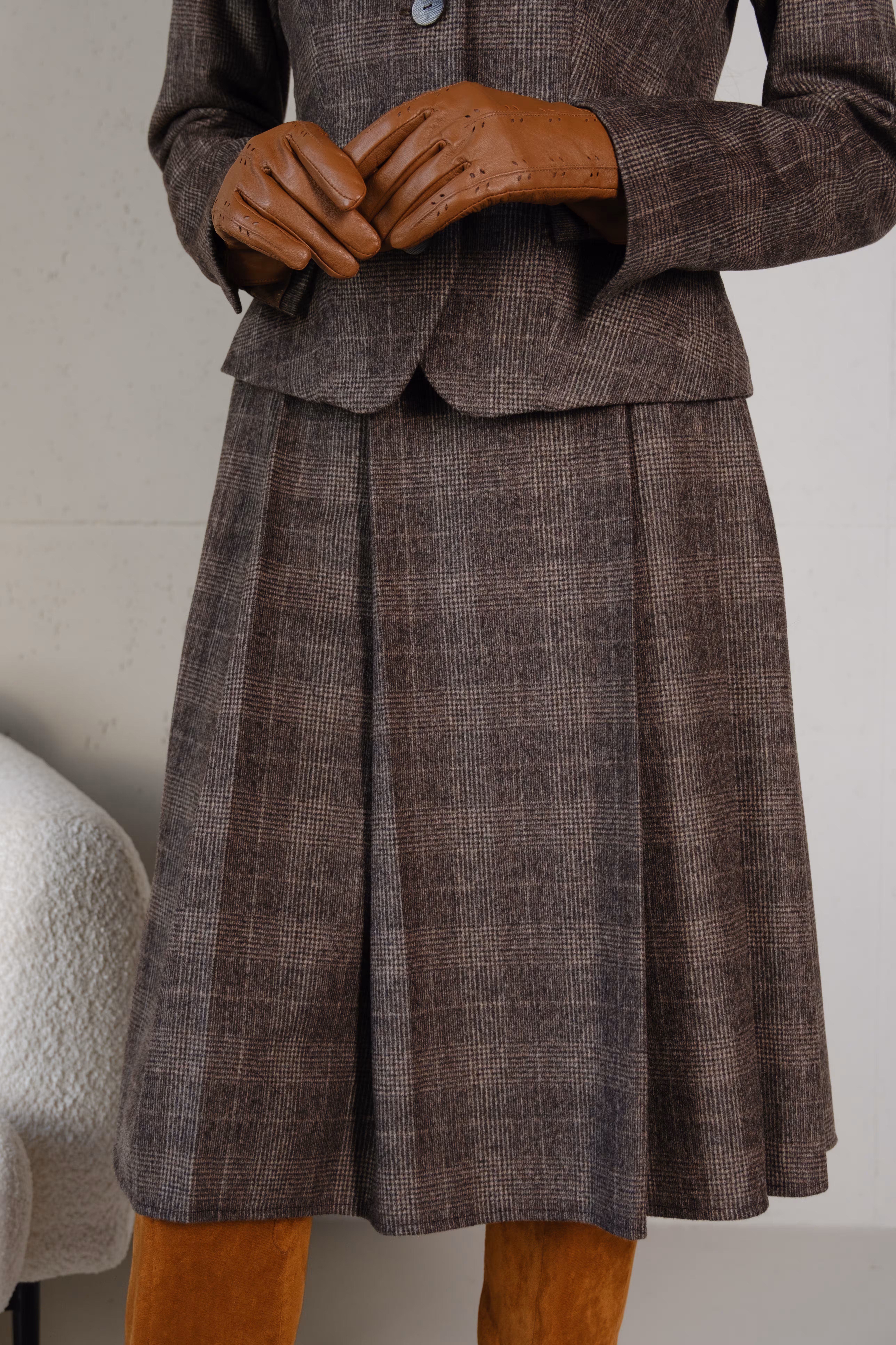 Checkered Skirt 1